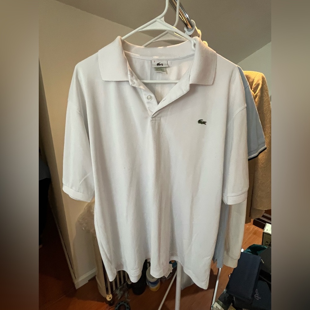 Lacoste Men's Classic White Polo Shirt